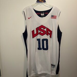 USA Olympic Kobe Bryant Jersey White and Red